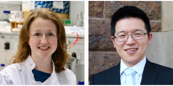 Sarah Caddy and Meng Wang